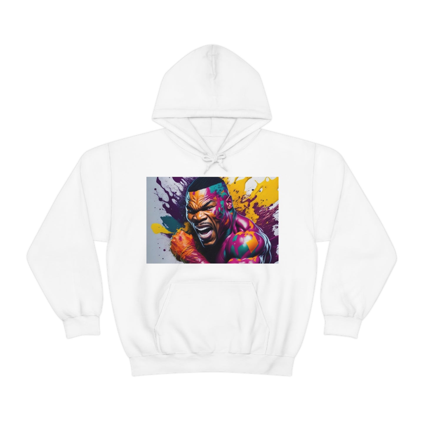 colorful mike tyson Hooded Sweatshirt