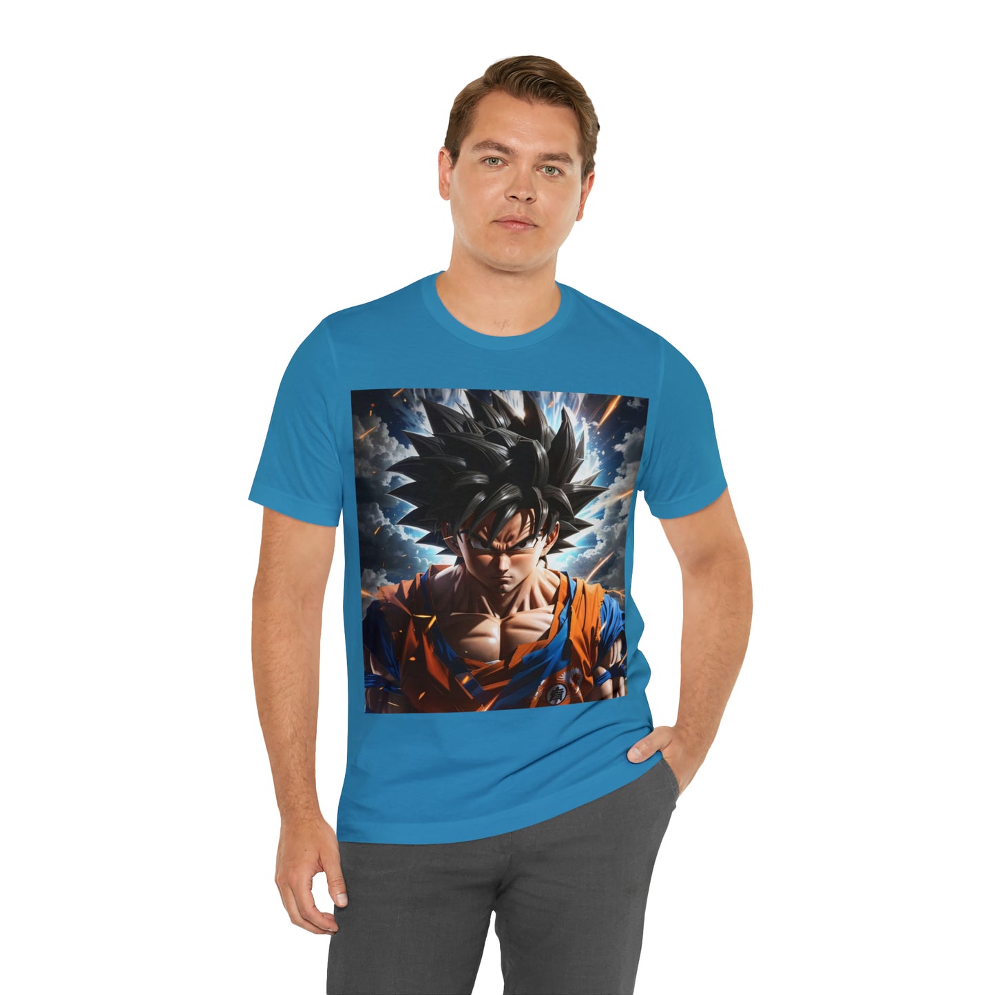 multicolor goku Short Sleeve Tee