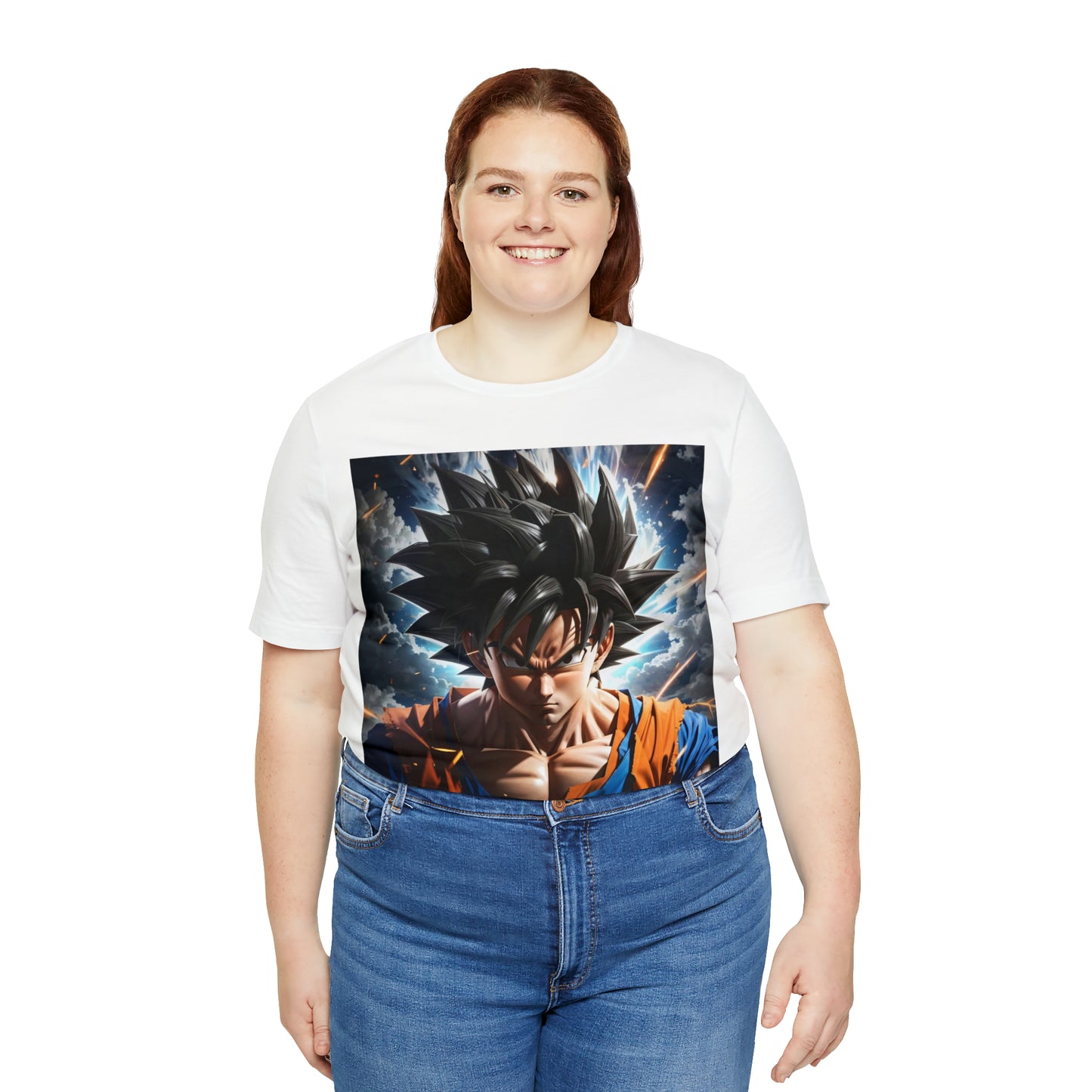 multicolor goku Short Sleeve Tee