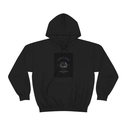 Black rose Hooded Sweatshirt