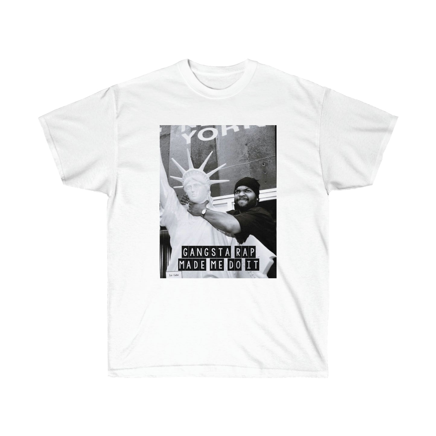 Gangsta rap made me do it ice cube Tee