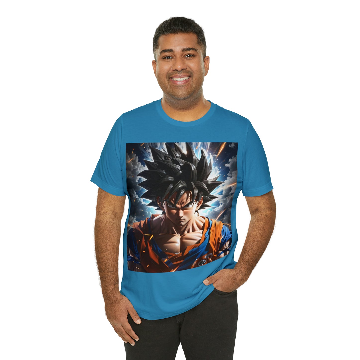 multicolor goku Short Sleeve Tee