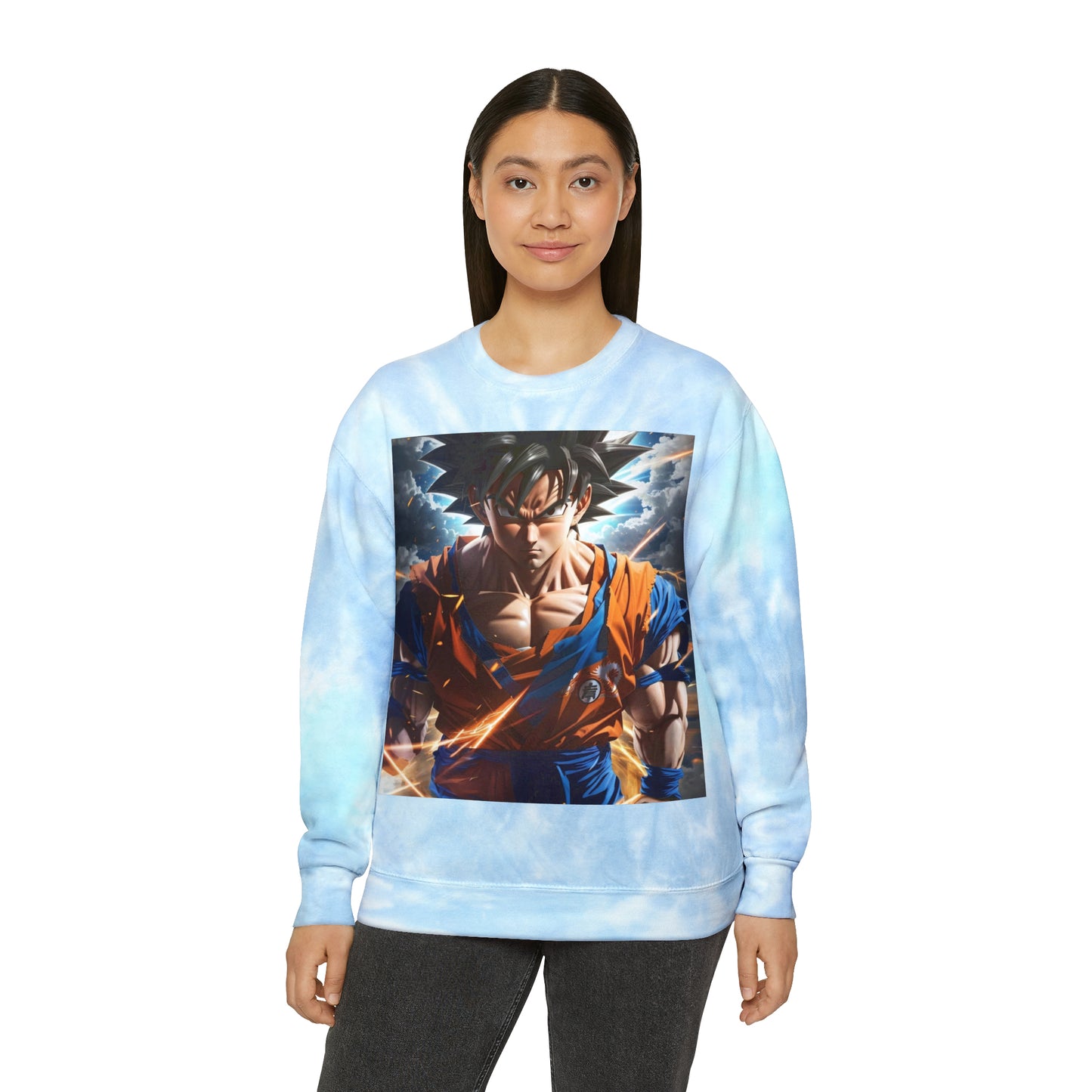 goku Tie-Dye Sweatshirt