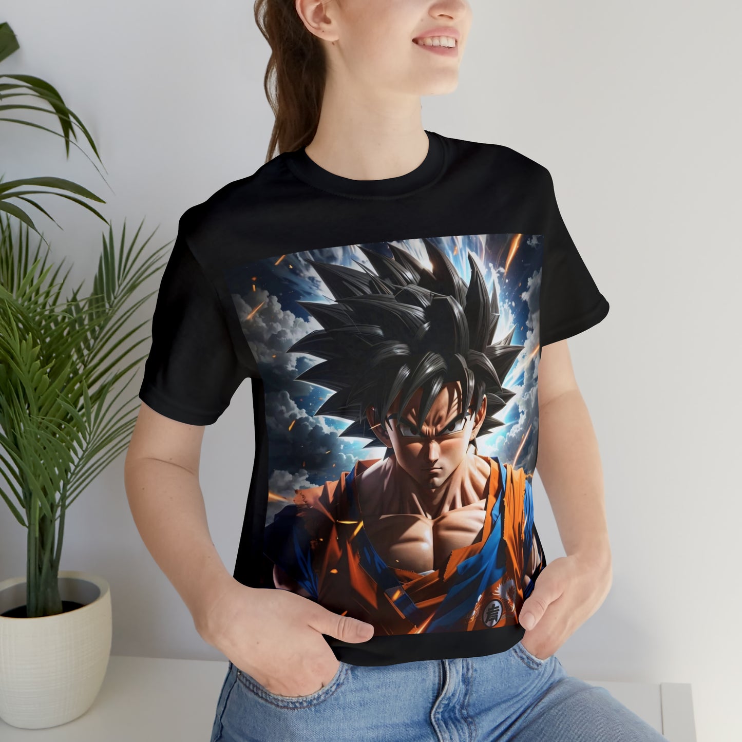 multicolor goku Short Sleeve Tee