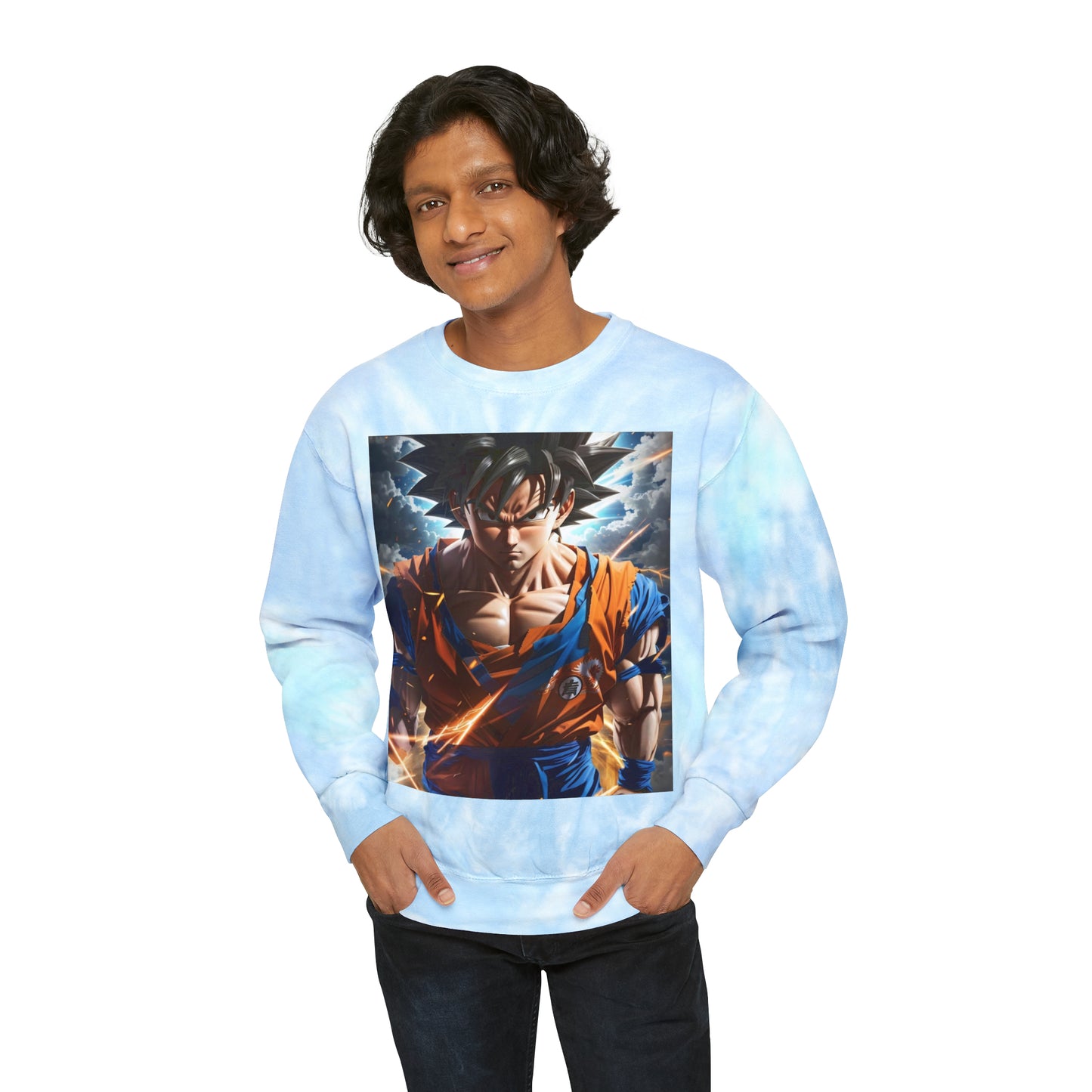 goku Tie-Dye Sweatshirt