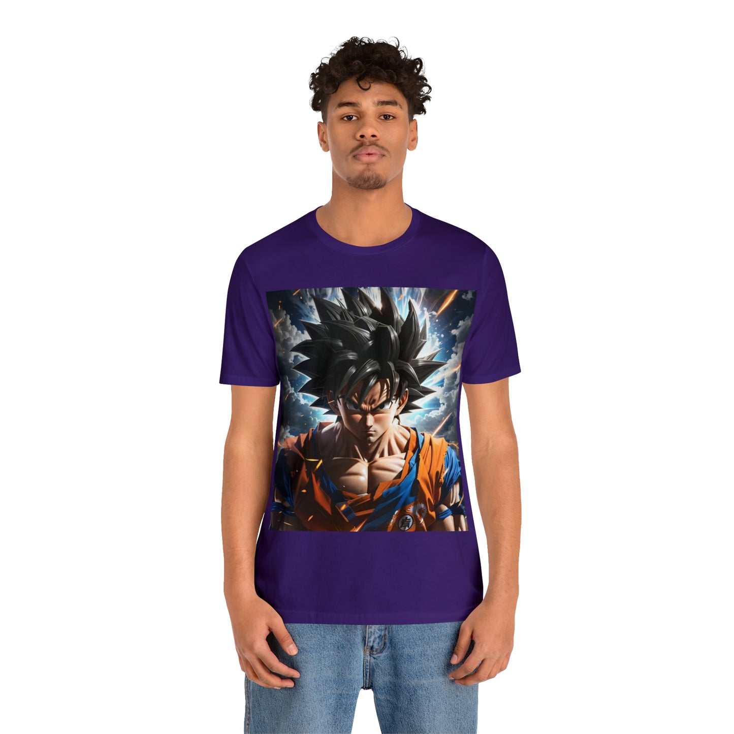 multicolor goku Short Sleeve Tee