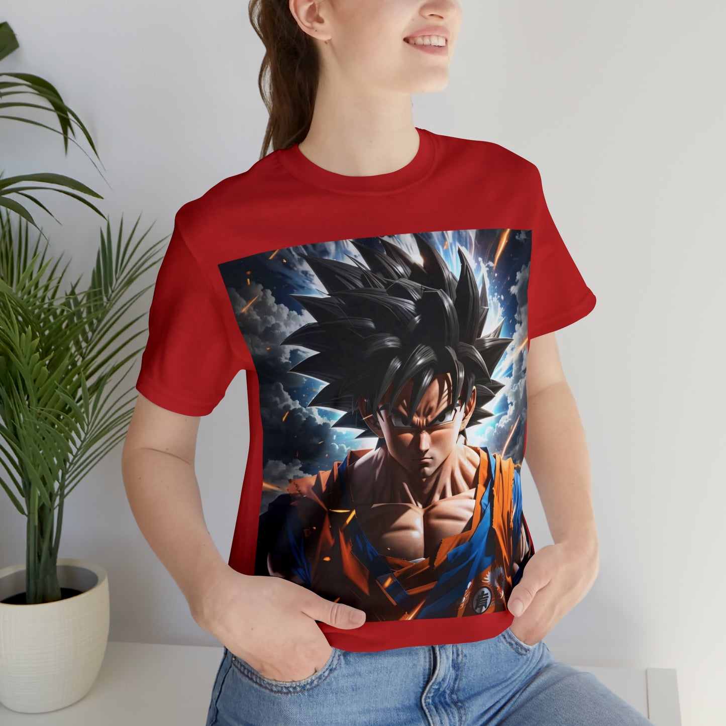 multicolor goku Short Sleeve Tee