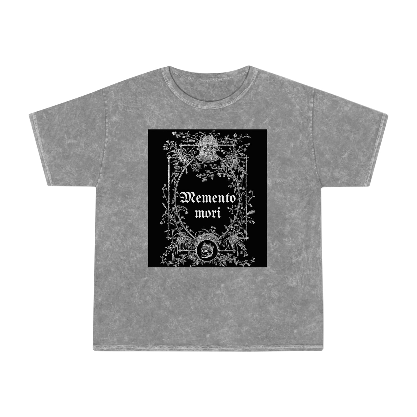 Memento mori Unisex Mineral Wash T-Shirt