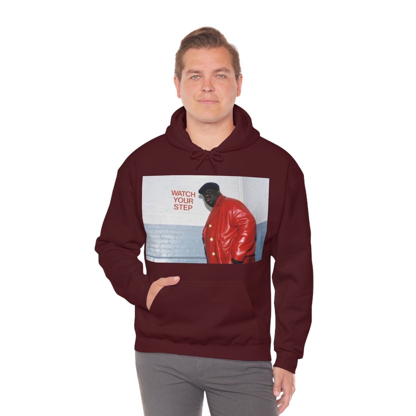 watch your step Biggie Smalls Hooded Sweatshirt