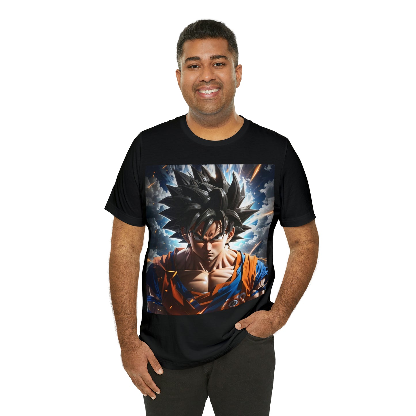 multicolor goku Short Sleeve Tee