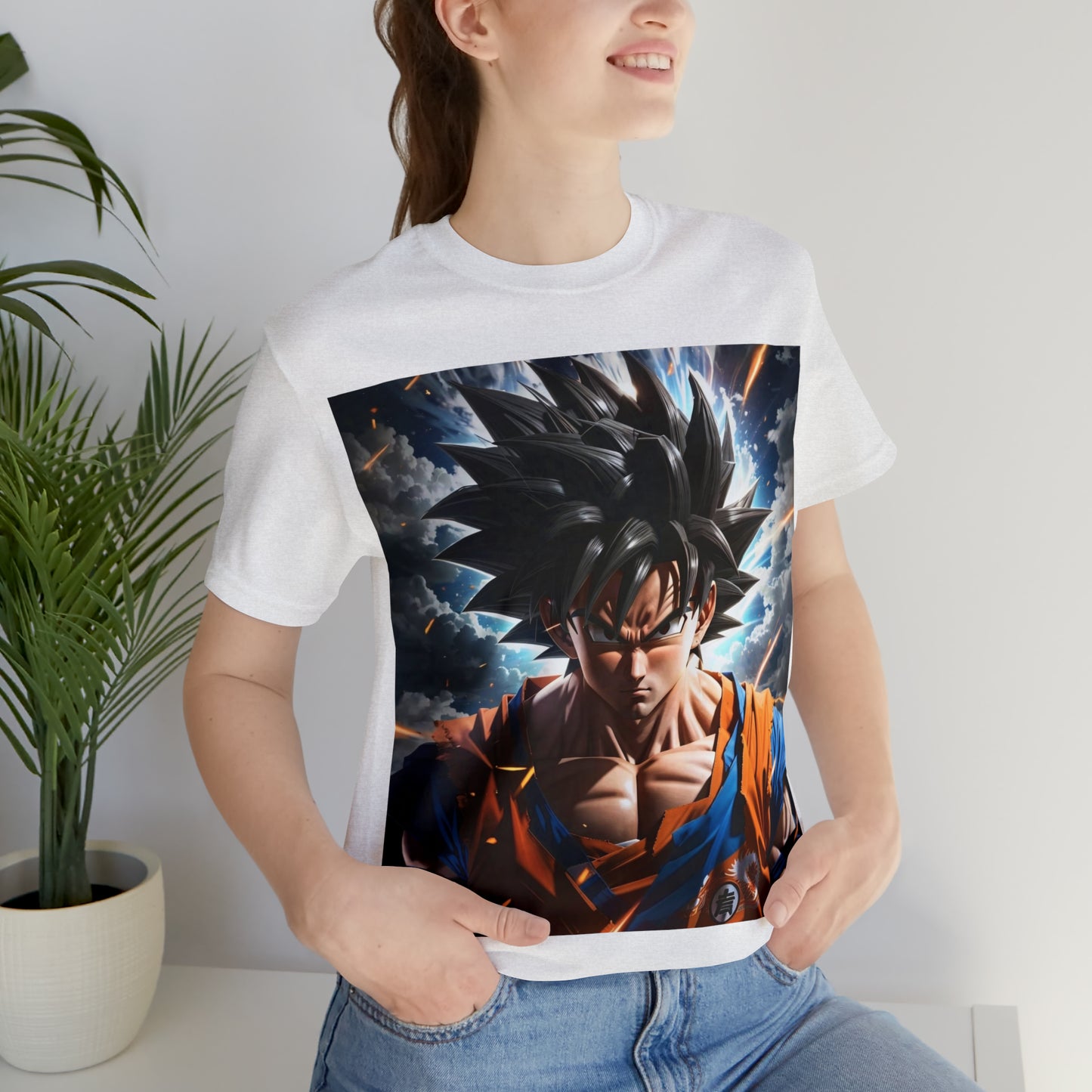 multicolor goku Short Sleeve Tee