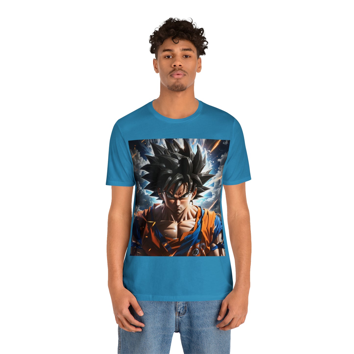 multicolor goku Short Sleeve Tee