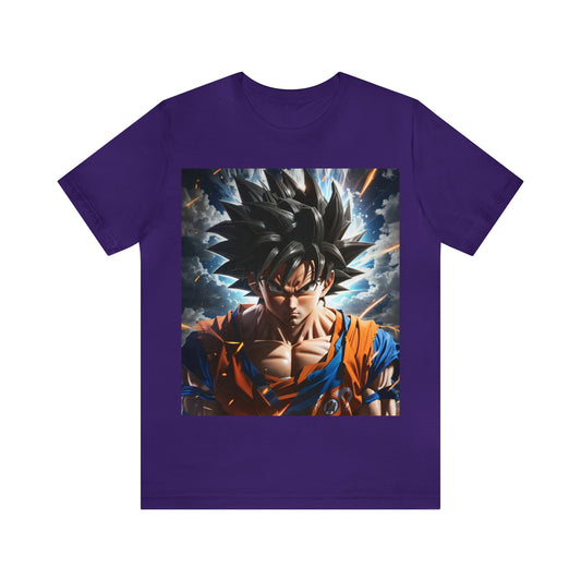 multicolor goku Short Sleeve Tee