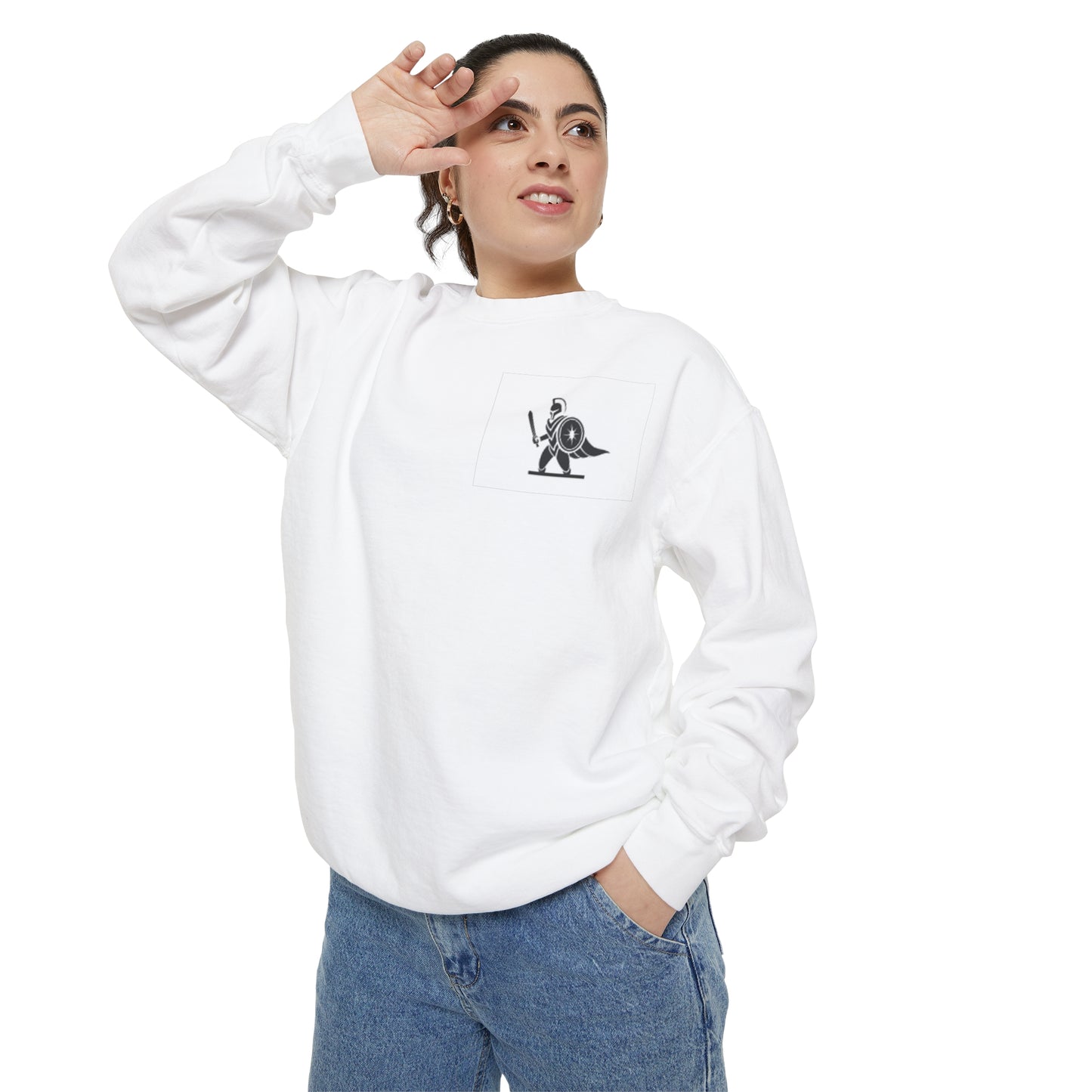 parabellum spartan mentailty Garment-Dyed Sweatshirt