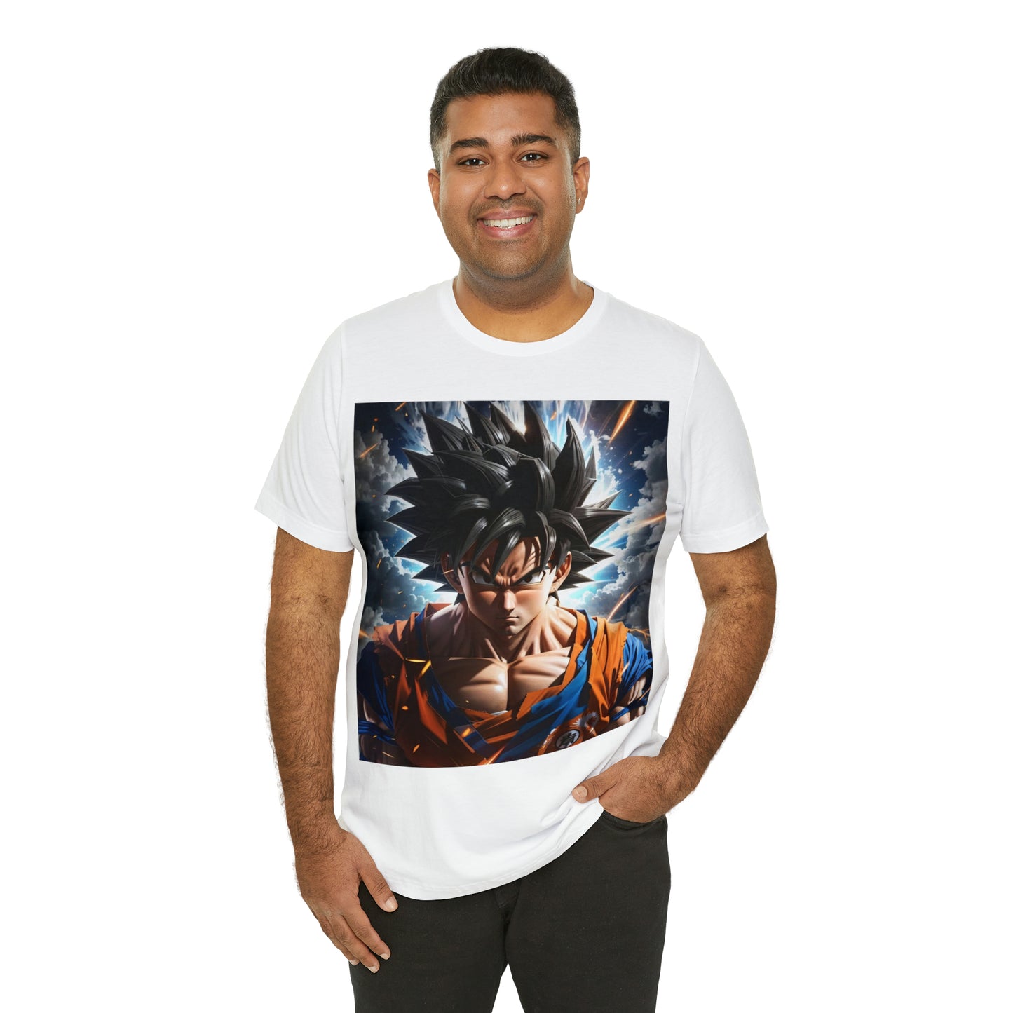 multicolor goku Short Sleeve Tee