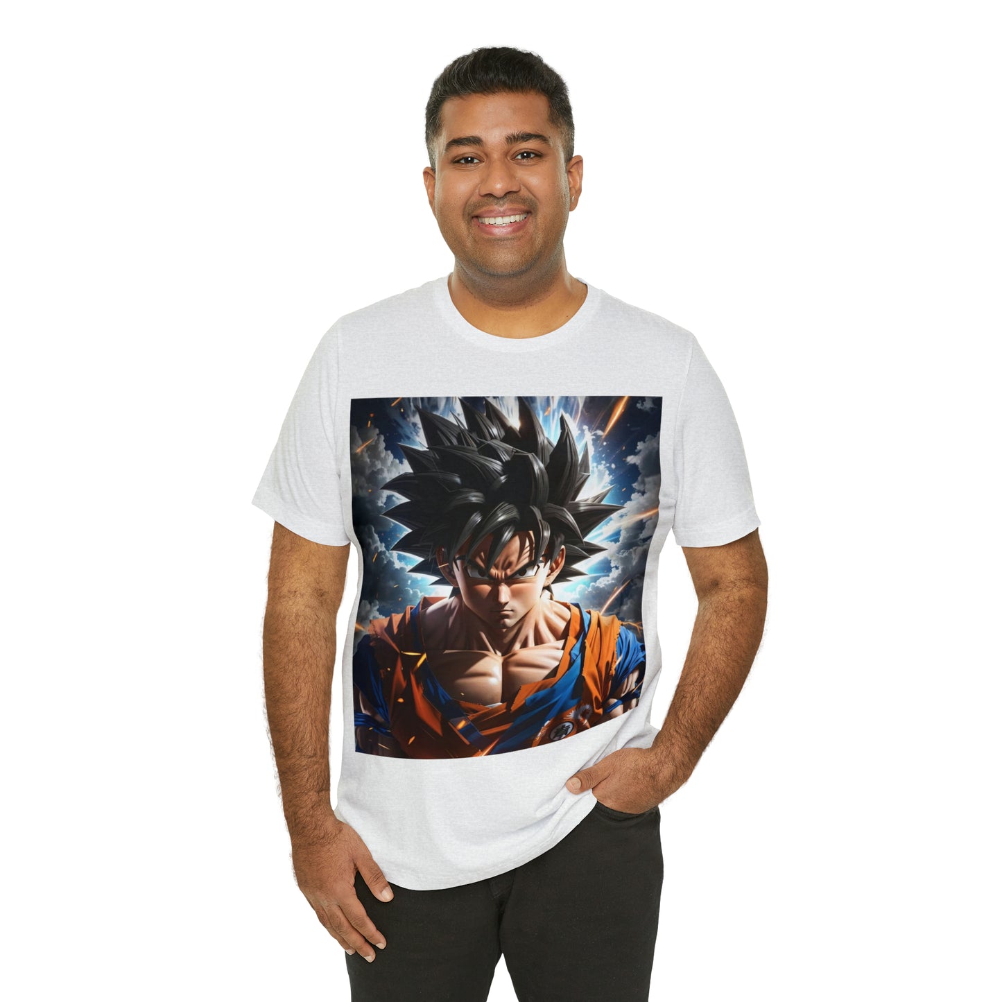 multicolor goku Short Sleeve Tee